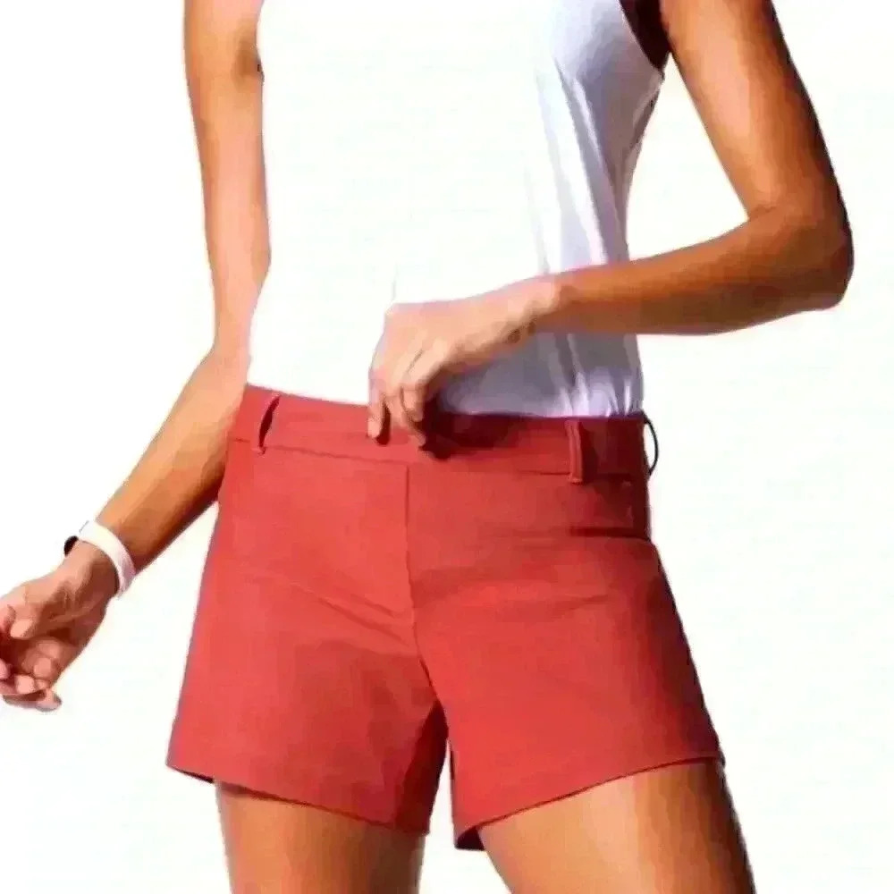 NWT Spanx Sunshine Shorts 4" Washed Red
Women's Size L